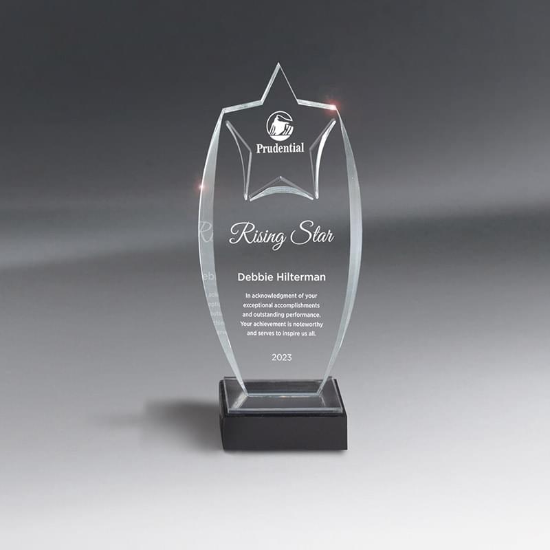 Acrylic Rising Star Award, Small