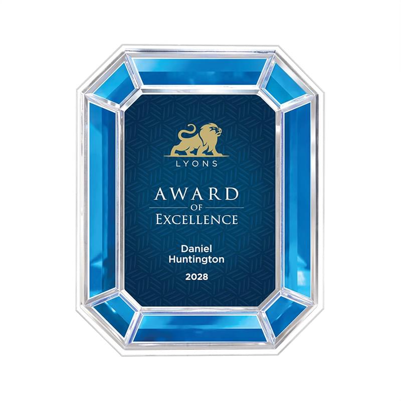 Colorful Gem Acrylic Wall Plaque