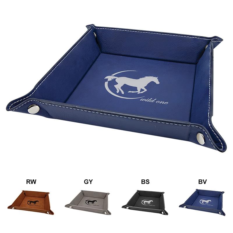 Leatherette Snap Tray