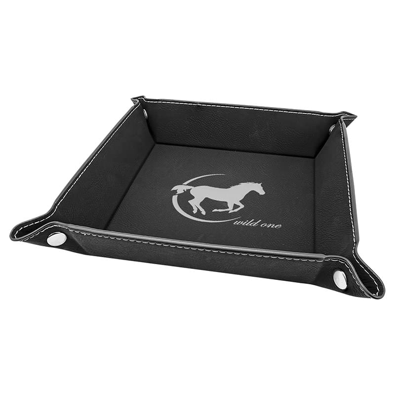 Leatherette Snap Tray