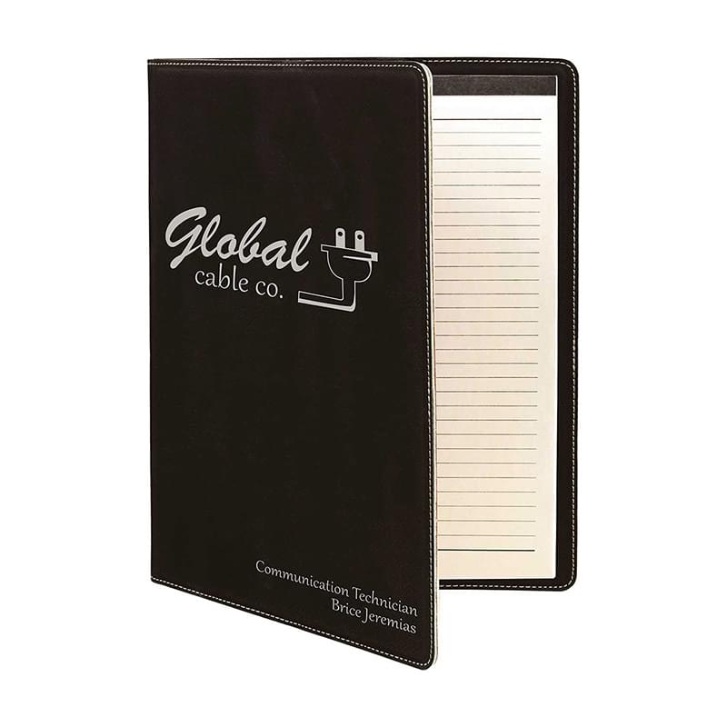 Leatherette Portfolio With Notepad-Small
