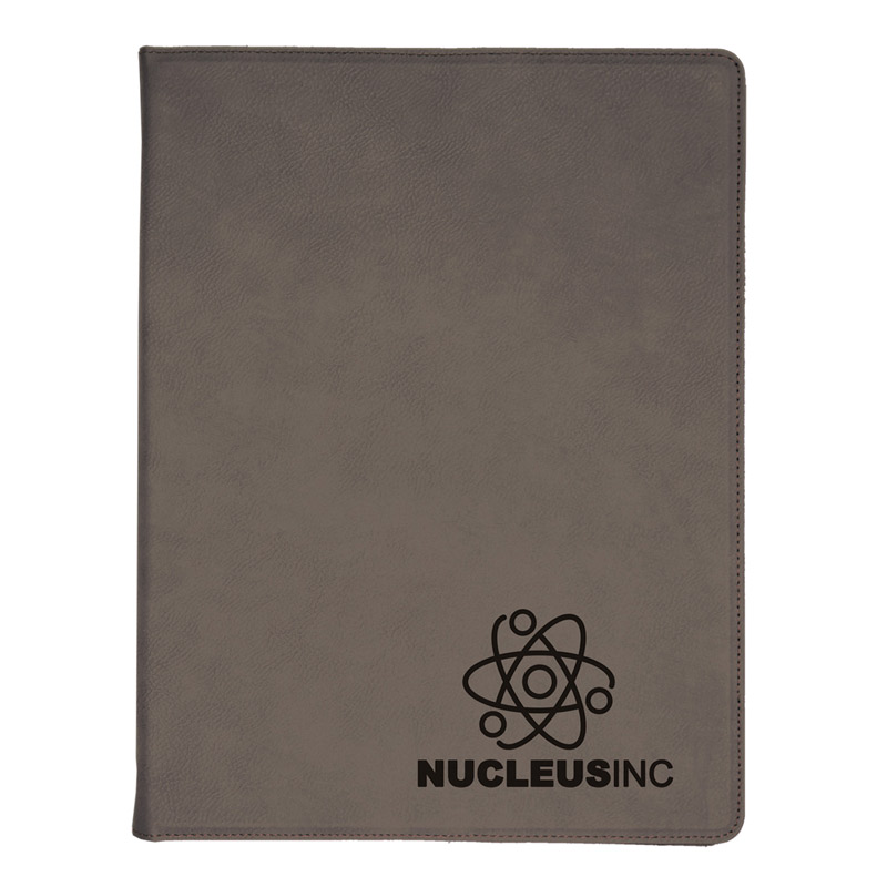 Leatherette Portfolio With Notepad-Large