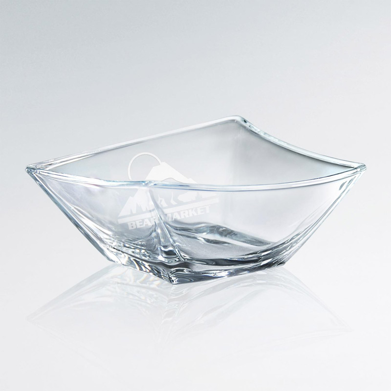 Artistic Skewed Glass Bowl (sml)