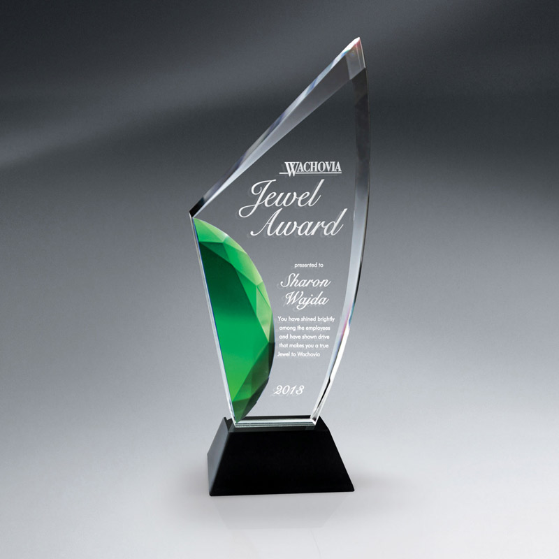 Vibrant Gemstone Award w/ Gemstone (lrg)