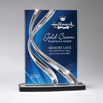 Sweeping Ribbon Award - Small