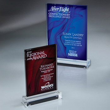 Rectangle Vapor Mist Award (med)