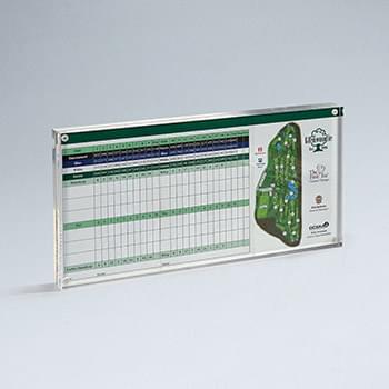 Golf Score Card Entrapment