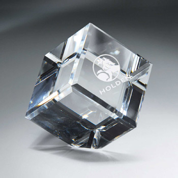 Optic Clear Crystal Cube - XXtra Large