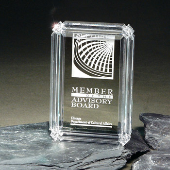 Clear Diamond Desk Award