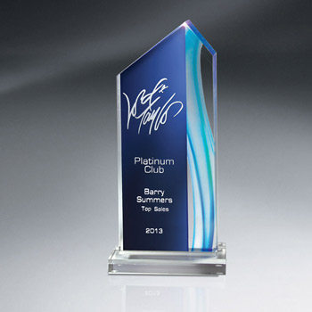Aquus Series Lucite Peak Award (lrg)