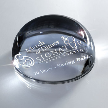 Prestigious Paperweights Glass Domed