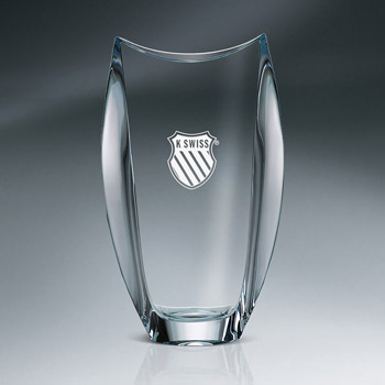 Expanded Line Orbit Vase Crystal